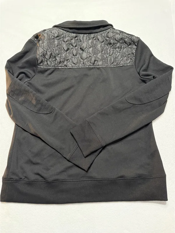 Harley-Davidson Women’s 1/4 Zip Sweater Black Orange Embroidered L - Image 13