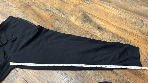Aeropostale Men's Jogger Sweatpants Black Pants Size Large - Image 5
