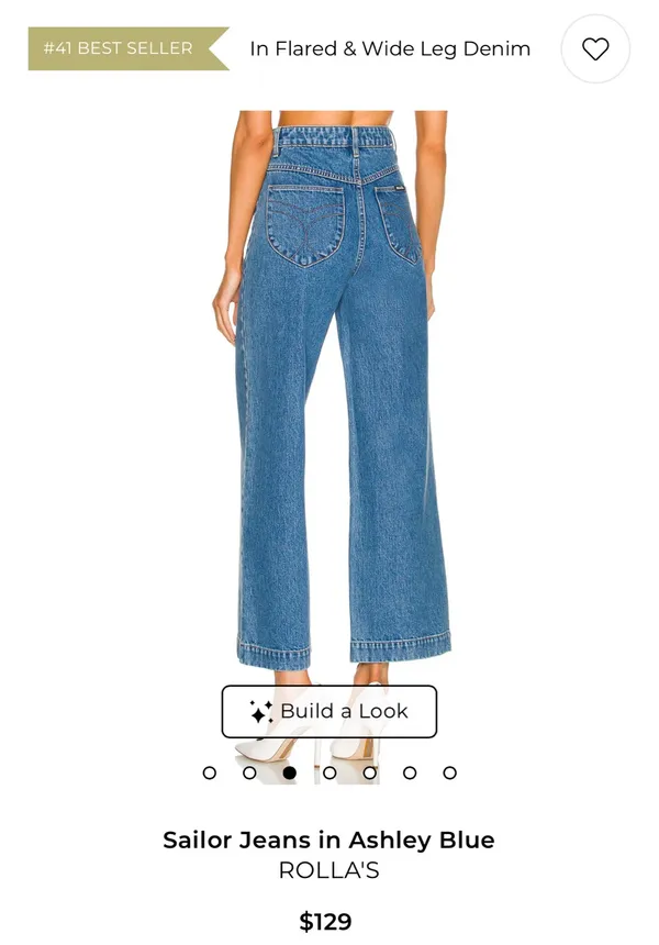 ROLLA’s Sailor Jeans in Ashley Blue - Image 2