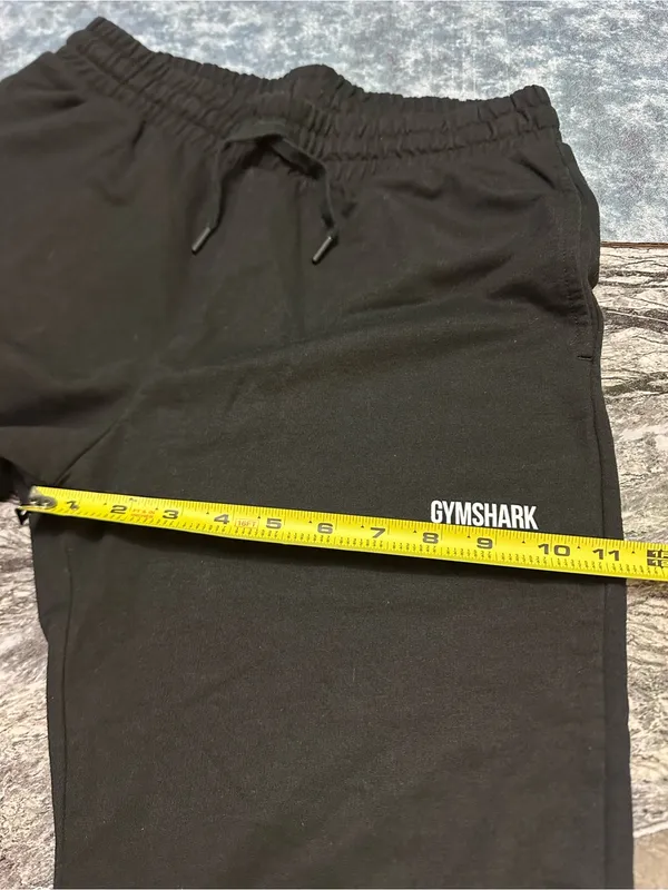 Gymshark Black Athletic Joggers pants M - Image 5