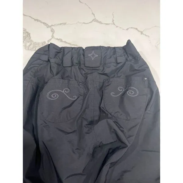 Columbia Snow Pants Womens size small black‎ snowboard ski pants new - Image 6