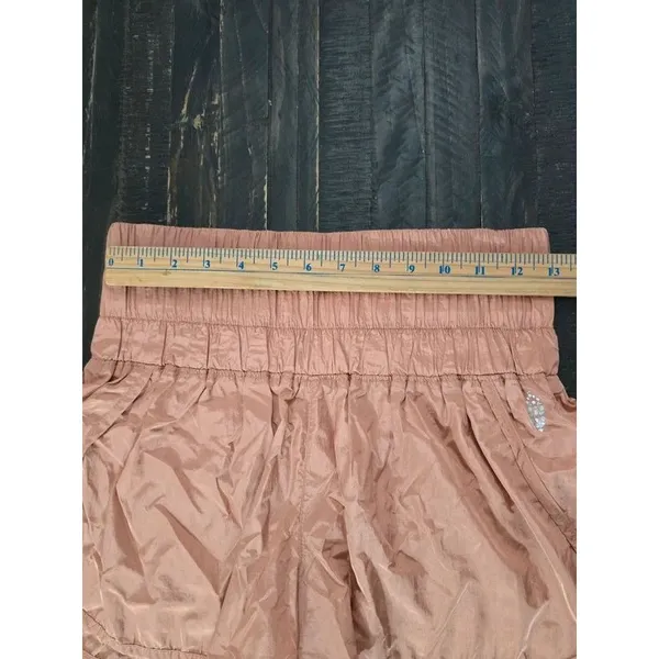 Free People Movement Shorts High Waist Brushed Apricot Women's Small - Image 4