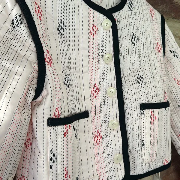 Commense Boheme Contrast Piping Short Jacket size xs - Image 4