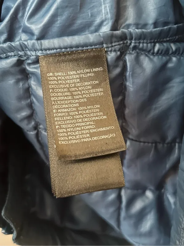 The North Face Women's ThermoBall Eco Jacket Shady Blue Navy Lightweight Size XS - Image 9
