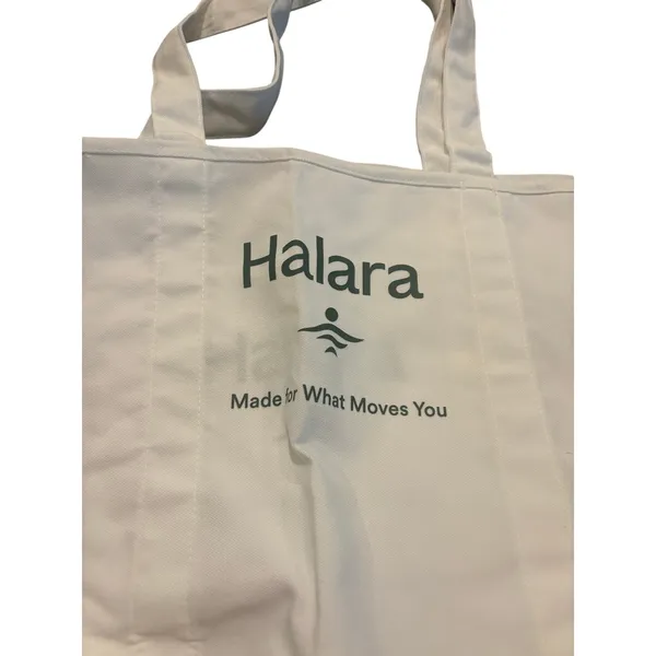 Halara White Tote Bag NWOT - Image 2