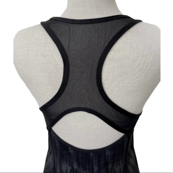 Lululemon Ace Dress Tennis Size Scratch Match Black Multi Mesh Size 4 Cut Out - Image 9