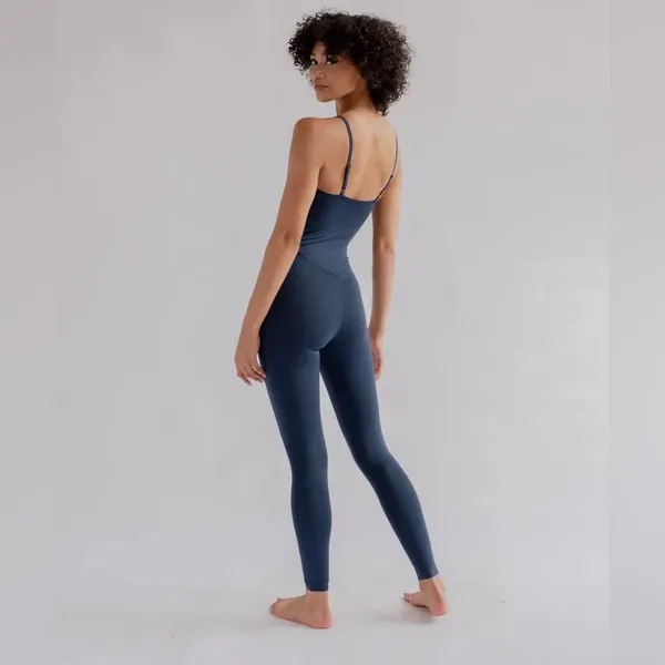Girlfriend Collective Midnight Blue Jumpsuit - Image 2
