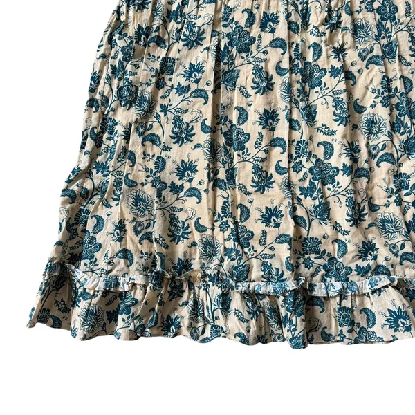 Tuckernuck Anna Cate Floral Midi Dress Yellow Blue - Image 5