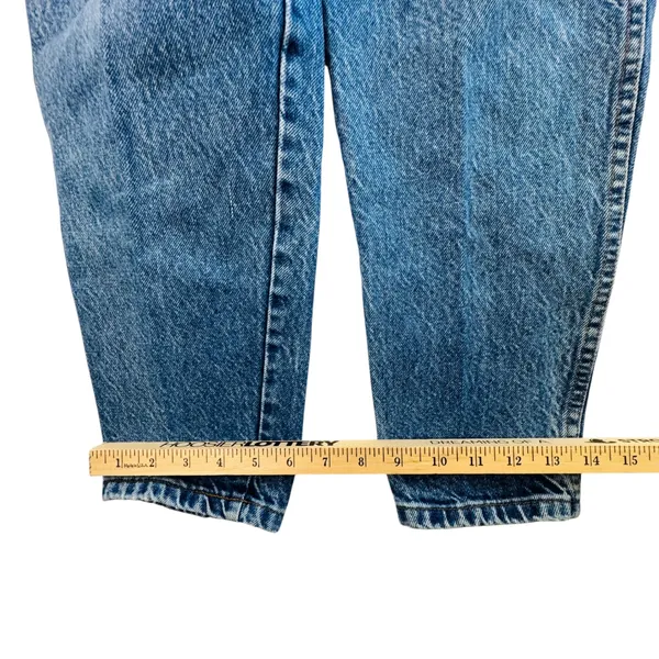 Chic Vintage High Rise Mom Jeans Made in USA Sz 26 Tapered Leg 90s‎ Denim - Image 10