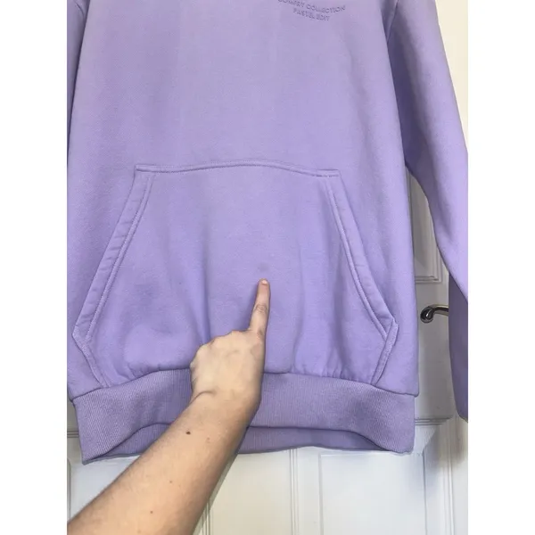 Comfrt Collection Pastel Edit Hoodie Lavender Pullover Pocket Small USA - Image 7
