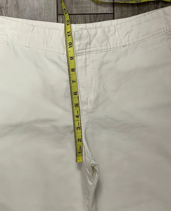Merona White Capri Pants Size 12 - Image 5