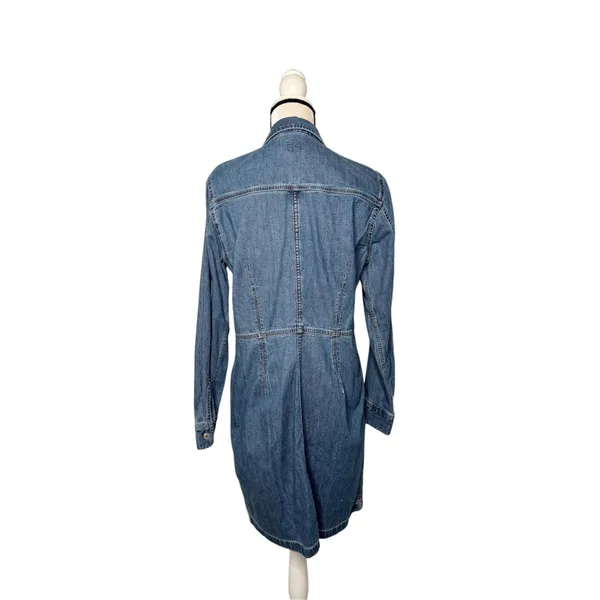 Levi's Women's Otto Western Denim Shirt Dress Size XL - Image 2