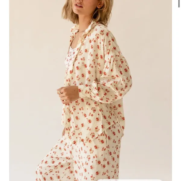 Dippin Daisy's Olivia Top and Pajama Pant Set Sz M - Image 9
