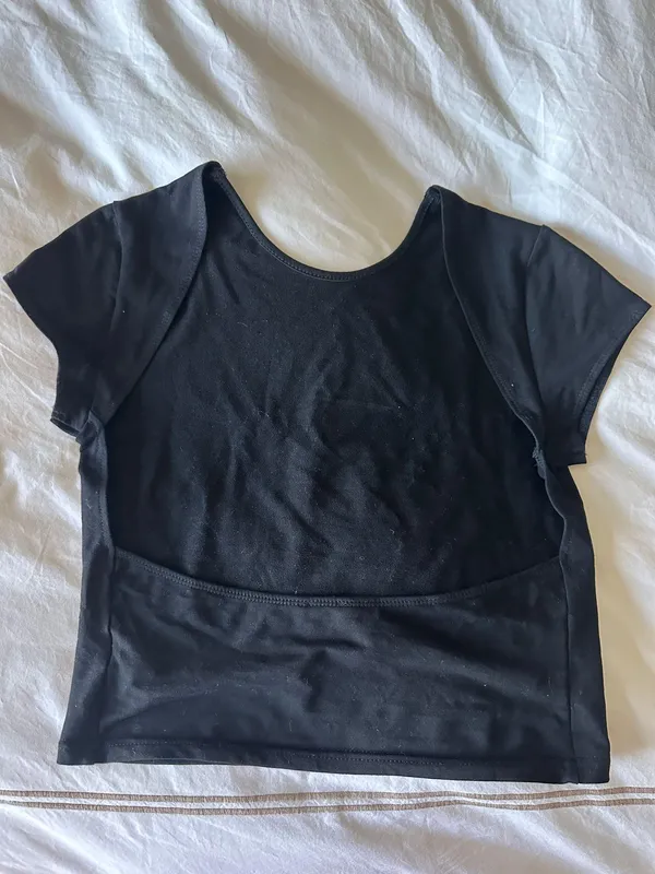 Edikted black open back top - Image 2
