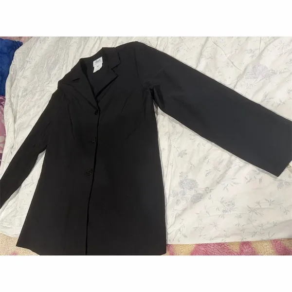 Duet Designs Women's Black 2-Piece Pant Suit Petites Size S - Image 6