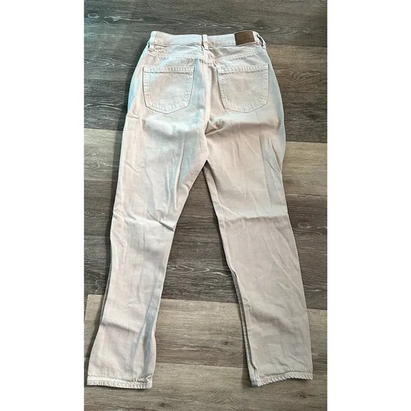 American Eagle Mom Straight Jean Size 0 Tan - Image 4