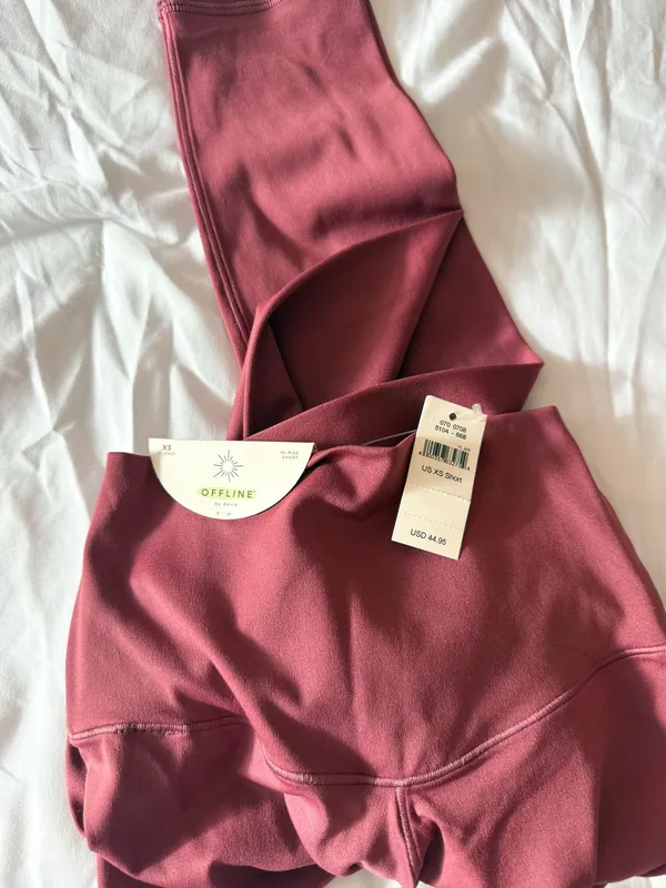 Aerie By Offline Brick Stone Real Me Crossover 7/8 Leggings Size XS Short - Image 5