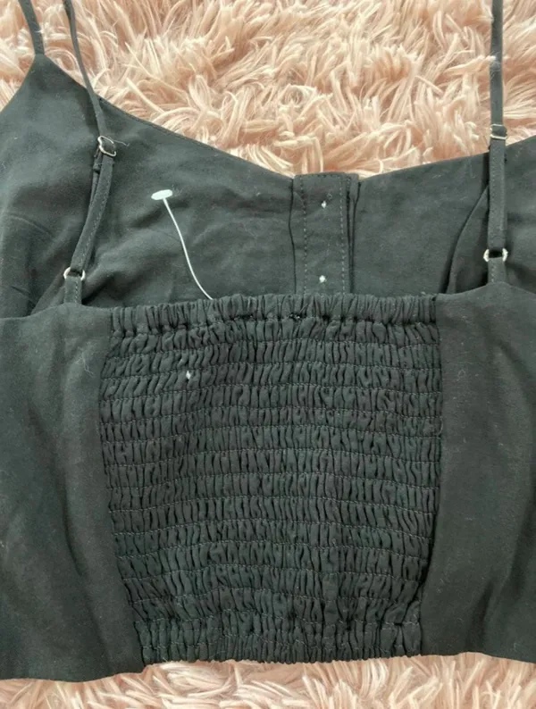 Black Crop Top Size M - Image 3