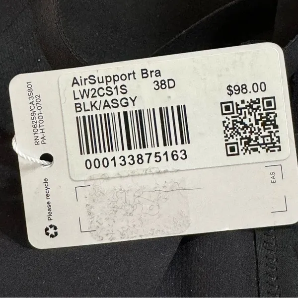 Lululemon Air Support Black Bra - Image 14