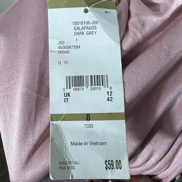 NWT Playboy Galapagos Floral Halter Bow Neck Sleeveless Top Pink Romantic Size 8 - Image 5