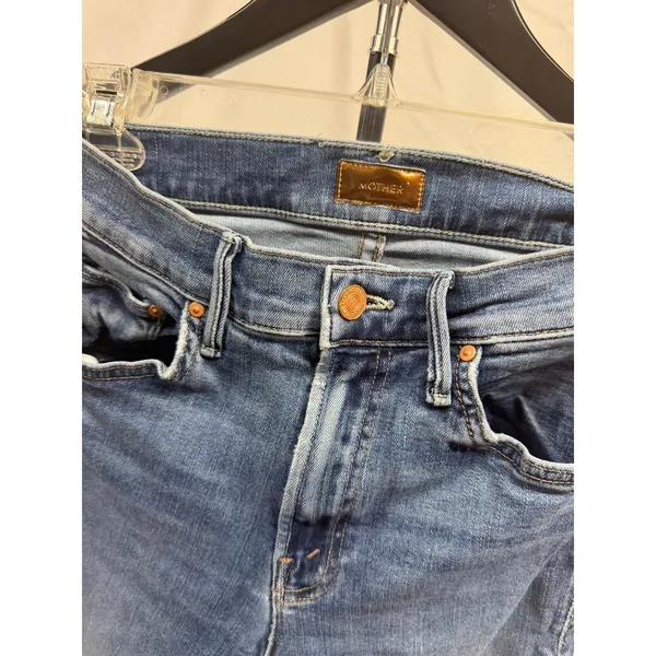 MOTHER $248 The Insider Crop Step Chew‎ Jeans in Dancing on Coals Sz 24 - Image 5