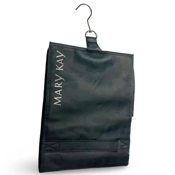 Travel Roll Up Cosmetics Bag with Removable Clear Pouches Hanger - Image 2
