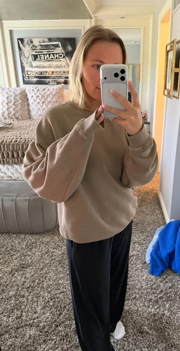 Elwood crewneck Tan Size L - Image 2