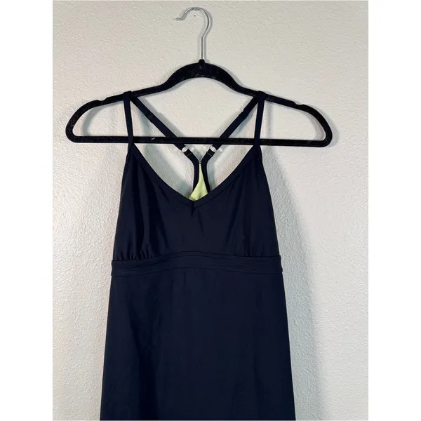 Athleta Black Racerback Mini Dress Womens S Athletic Casual Tennis Outdoorsy - Image 13