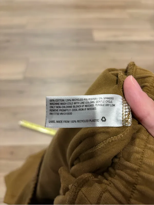 A new Day Seam Crop Sweat Pants Mustard Yellow XL - Image 5