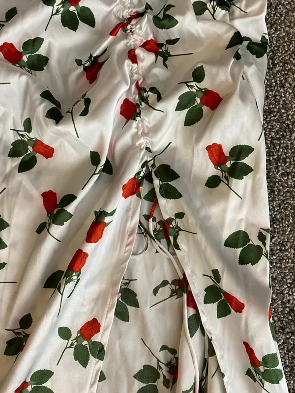 For Love & Lemons Love Song Satin Skirt Small - Image 6