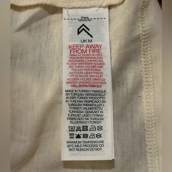 Oner Active NWT go to muscle crop tank in off white women’s size medium - Image 10