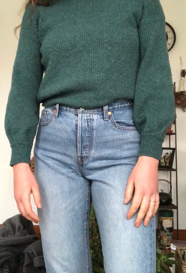 Wedgie Fit Cropped Jeans - Image 2