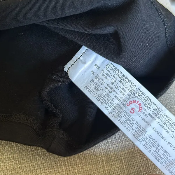 Zara Black‎ Cut Off Cropped Tank Size XL - Image 5