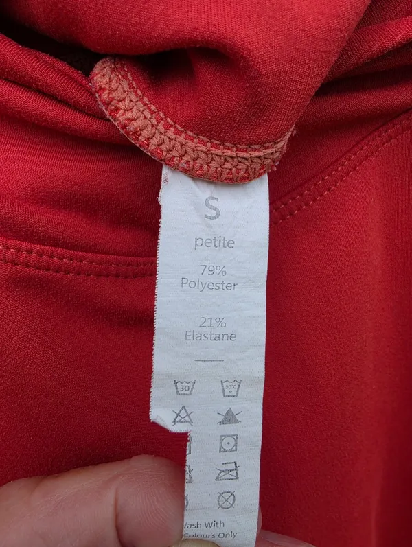 Rust Sculpt Flare Leggings Small - Image 4