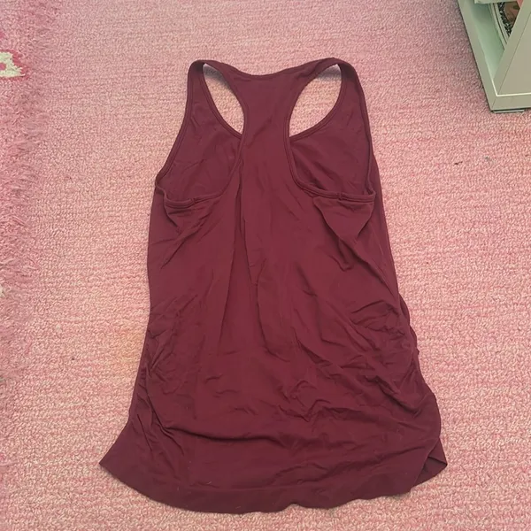 Athleta Rasberry/pink razor back tank top - Image 3