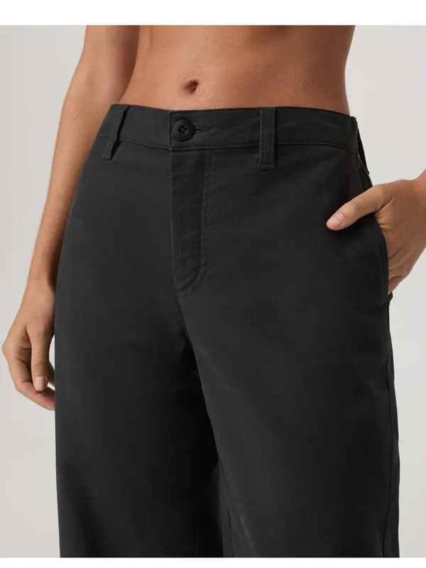 Vuori Telluride Twill Pants size medium Washed Black Dark Charcoal Gray - Image 2