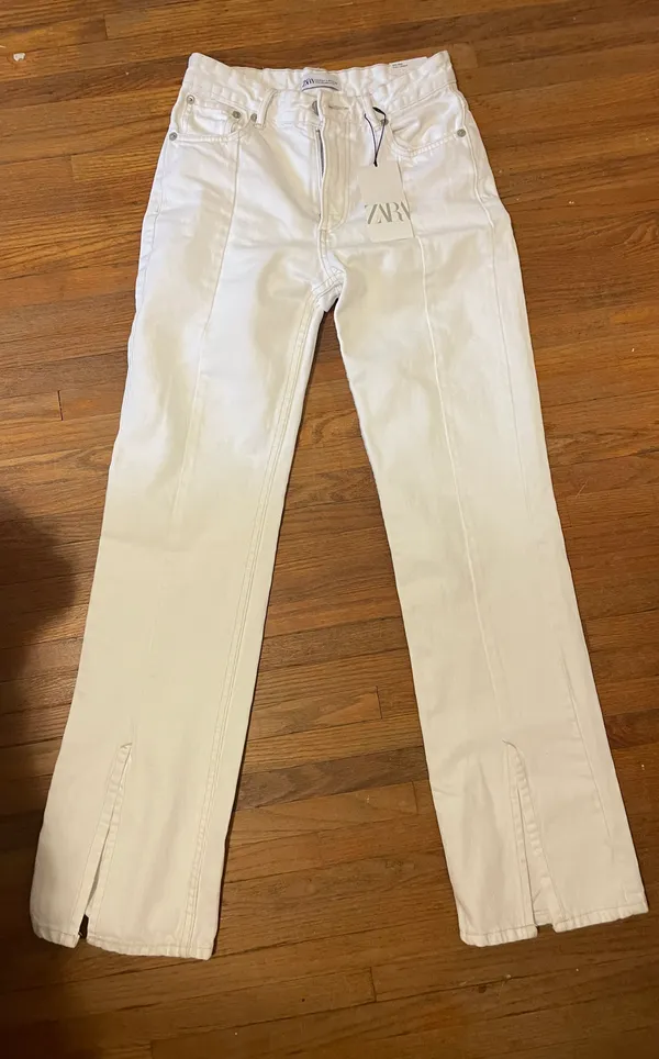 ZARA Straight Leg Jeans • Size 2 - Image 4