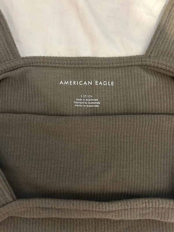 American Eagle Green Tank Top - Image 3