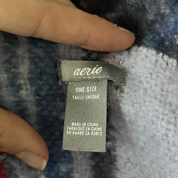 Aerie Plaid Blanket Scarf - Image 3