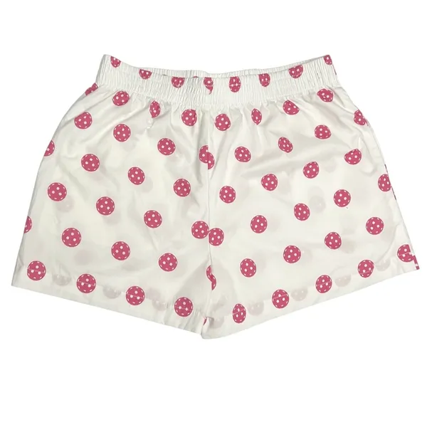 Happily Grey Pickleball Pajama Shorts Small Pink 100% Cotton‎ Lounge Sleep EUC - Image 4