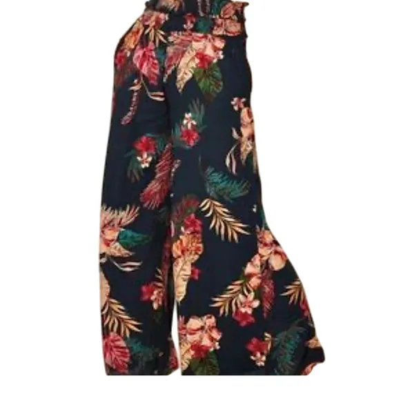 Patrons of Peace Angelo small wide leg flowy floral pull on pant P3 2947 - Image 2