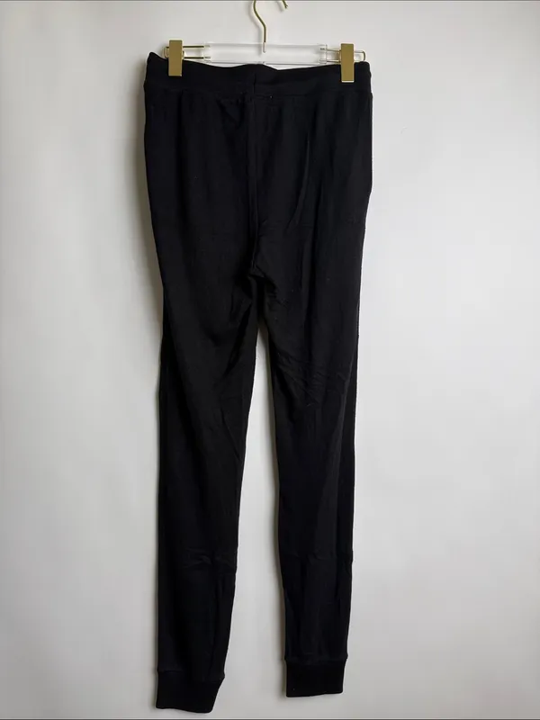 Z Supply Jill Marled Black Joggers Knit Pants Drawstring Lounge Size Small - Image 7