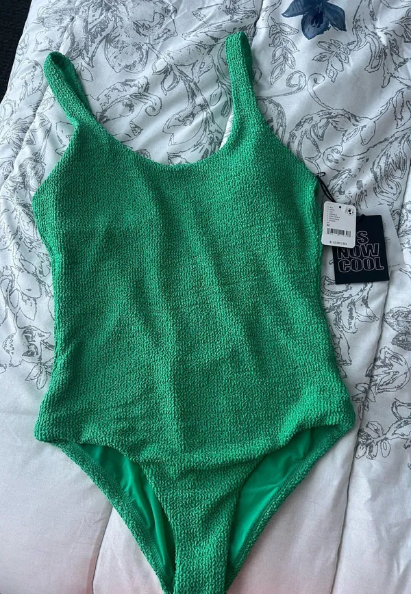 Free people it’s now cool textured swimsuit NWT - Image 4