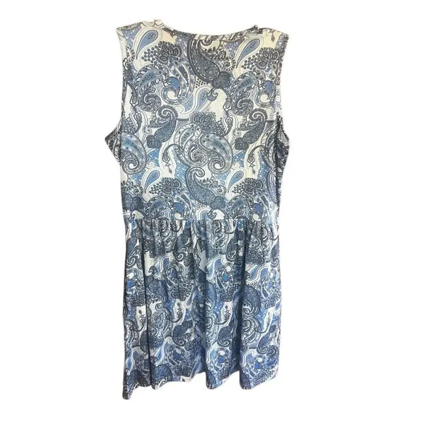 No Brand Knit Printed Tank Dress Sz XL NWOT - Image 2