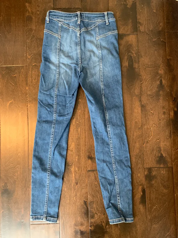 Free People High Waisted Skinny Jeans - Image 2