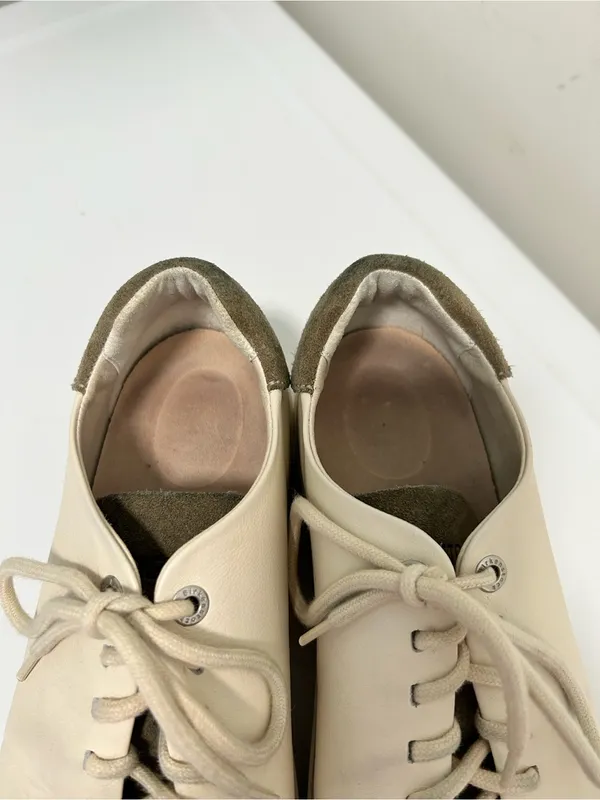 Birkenstock Bend Low Decon Pop Sneakers Taupe Eggshell Size 7 - 7.5 US Narrow - Image 7