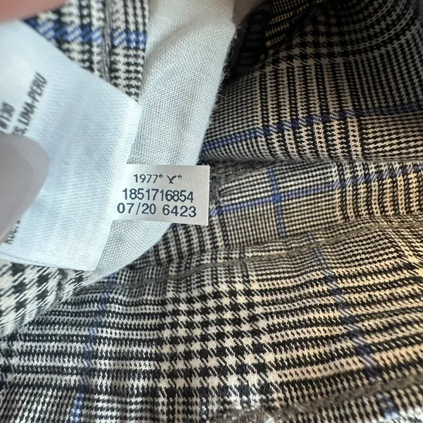 American Eagle Super Stretch High Rise‎ Mini Skirt Plaid Academia Quiet Luxury - Image 7