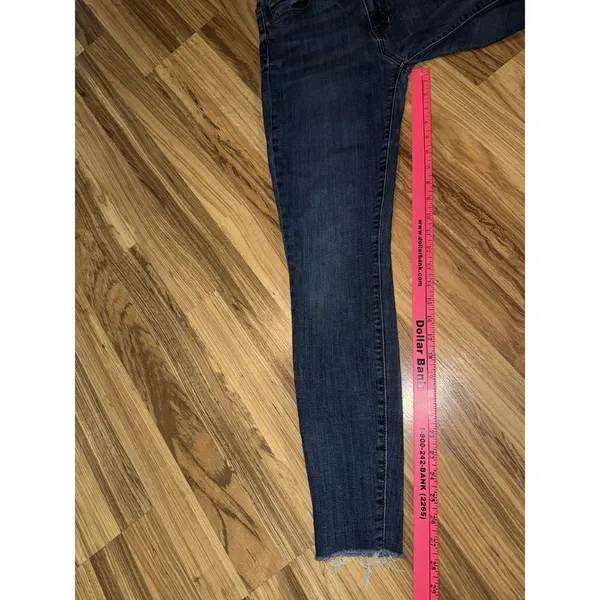 Women's GAP Women's 6 28 Denim High‎ Rise Skinny Dark Blue Jeans - Image 8