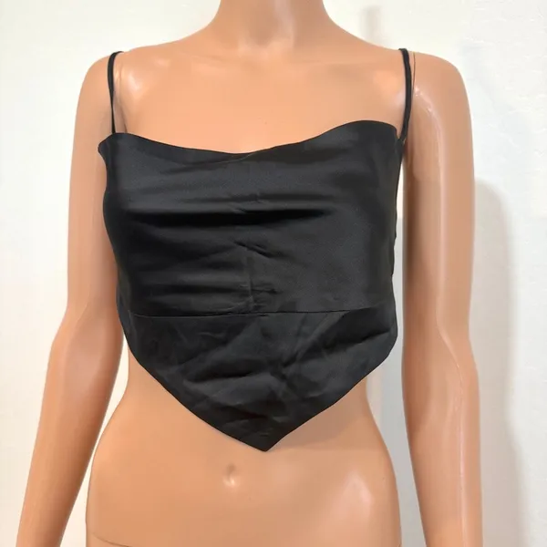 Danielle Bernstein large handkerchief adjustable wrap top TS 3039 - Image 9