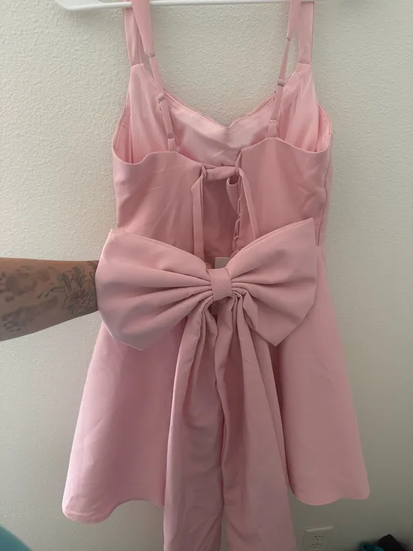 Mini dress Pink Size 6 - Image 2